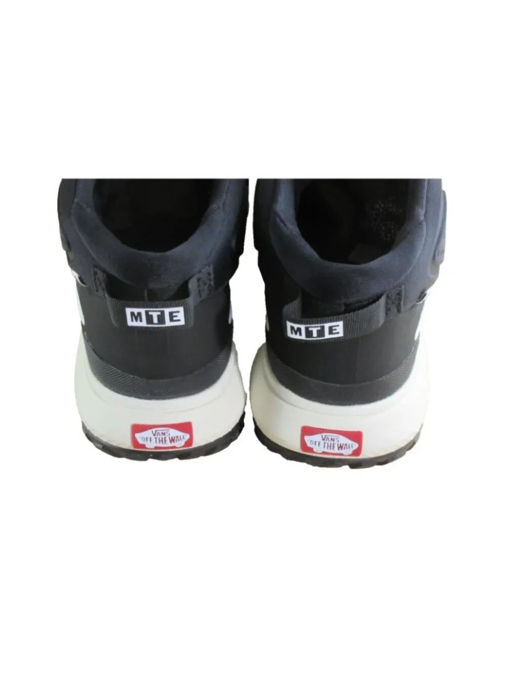 Vans Men's Mte Crosspath Mid Trail Shoes Black White All Weather Sizes NEW